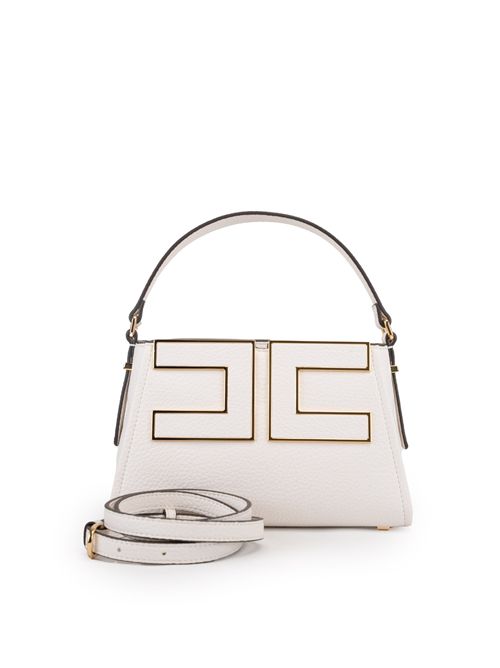 Borsa a spalla effetto pelle con logo Milk Elisabetta Franchi | BS36A56E2DZ9